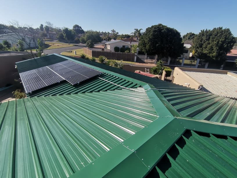 Residential roof installation in Cape Town