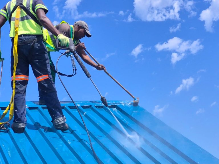 High Pressure Roof Washing